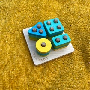 LOVEVERY stacking blocks with pegs
